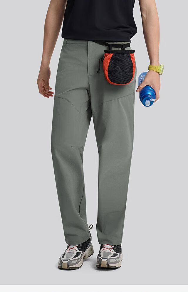 TECTOP Men's Outdoor Hiking Sports Casual Pants Aurora Gray Mountain Style Breathable 3XL 16