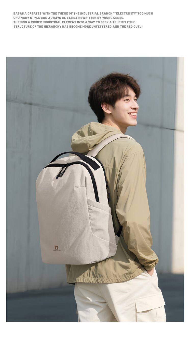 GOLF Unisex Lightweight 16-inch Laptop Backpack Travel Business Student Casual Sports Bag 6