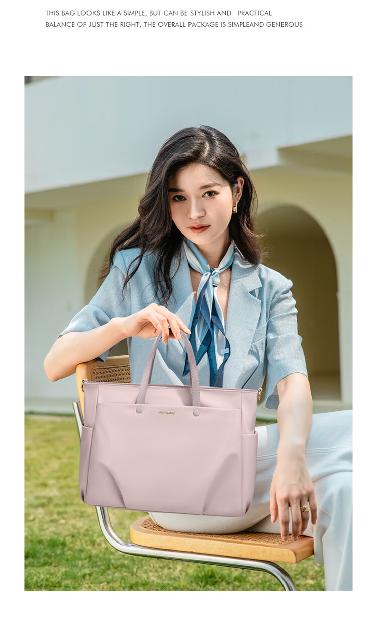 GOLF Laptop Bag for Women, 14/15.6 Inch Handheld Notebook Bag, Huawei Apple Business Briefcase, Shoulder Crossbody Bag 18