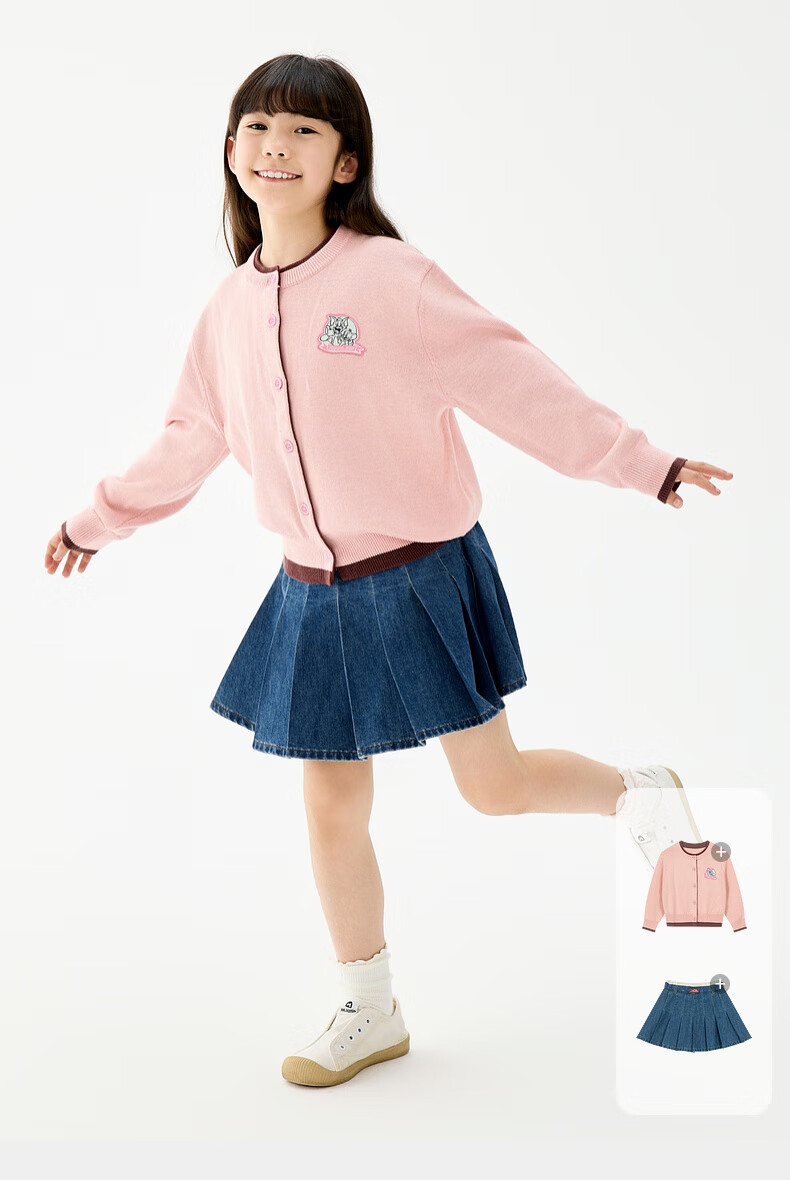 M.Latin Children's Clothing, Kids' Skirts, 2025 Autumn New Style, Breathable And Skin-Friendly, Stylish Half-Skirt Waist Dress 9