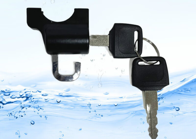 电瓶车自行车龙头把盗锁电动摩托车头盔盗锁车头固定置物挂钩 【车