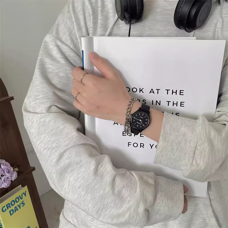 GEORGCOUNT Stylish College Style Women's Watch 2025 New Model Silent Waterproof Quartz Watch for High School and Middle School Students Exam Use 27