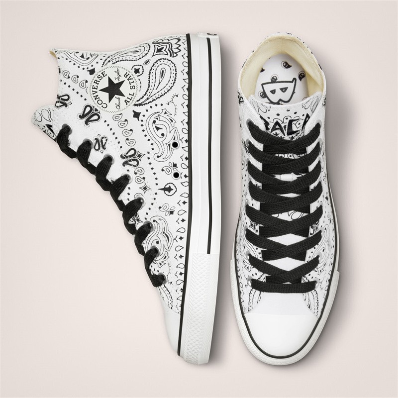 买手代购匡威converse cons chuck taylor男女同款baca印花高帮滑板鞋