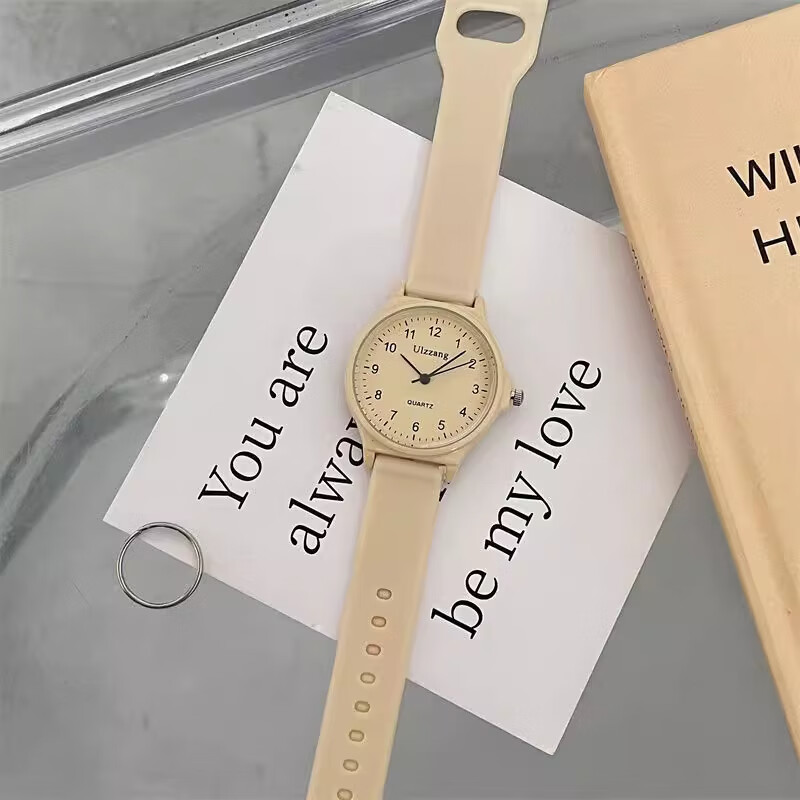 GEORGCOUNT Stylish College Style Women's Watch 2025 New Model Silent Waterproof Quartz Watch for High School and Middle School Students Exam Use 24