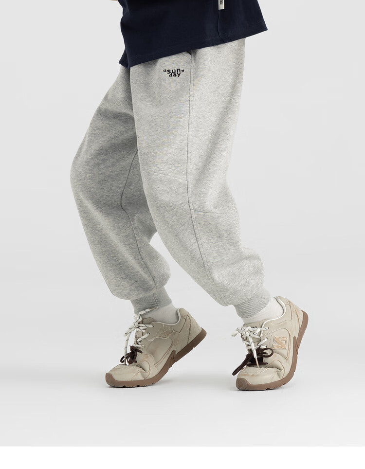Duoduojia [Comfortable Outer Layer, Soft Inner Layer] Boys' Sweatpants, Spring And Autumn 2026, Loose Casual Children's Knitted Trousers 20