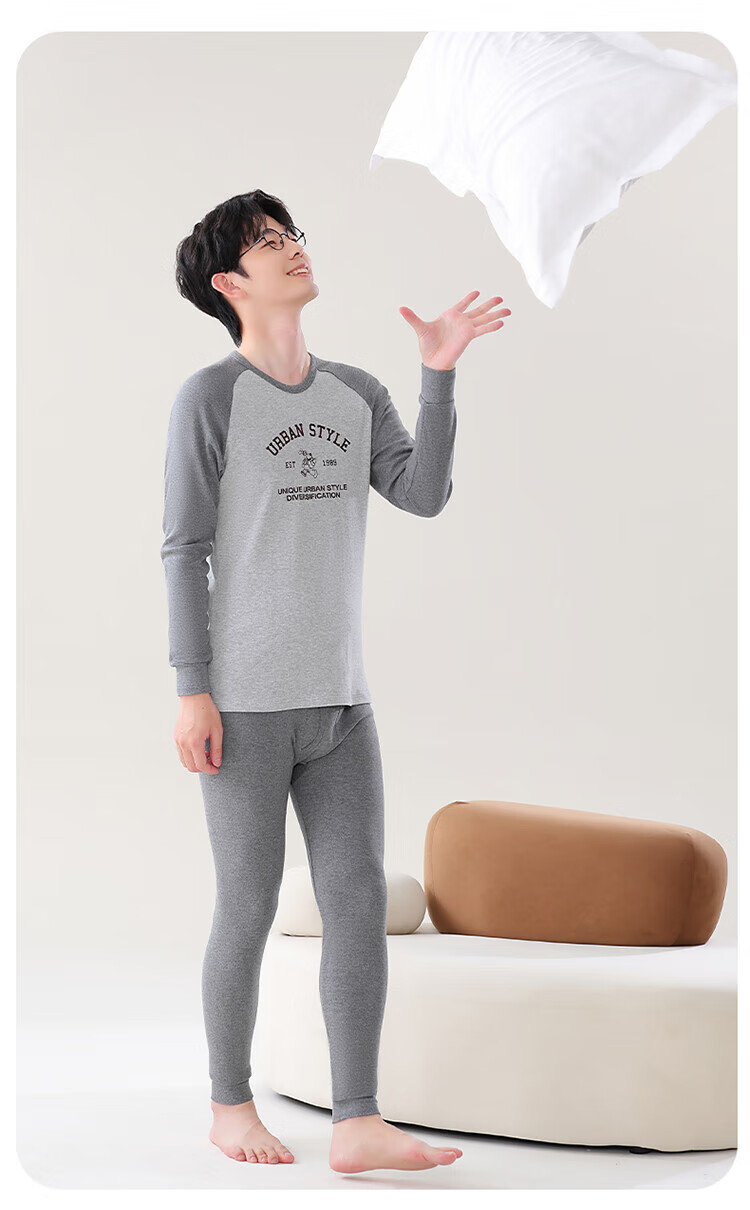 Bingxue Kapok Autumn Cotton Thermal Underwear Set for Boys Teens Pure Cotton Warm Antibacterial Mite-Resistant Base Layer 10A New 2025 11