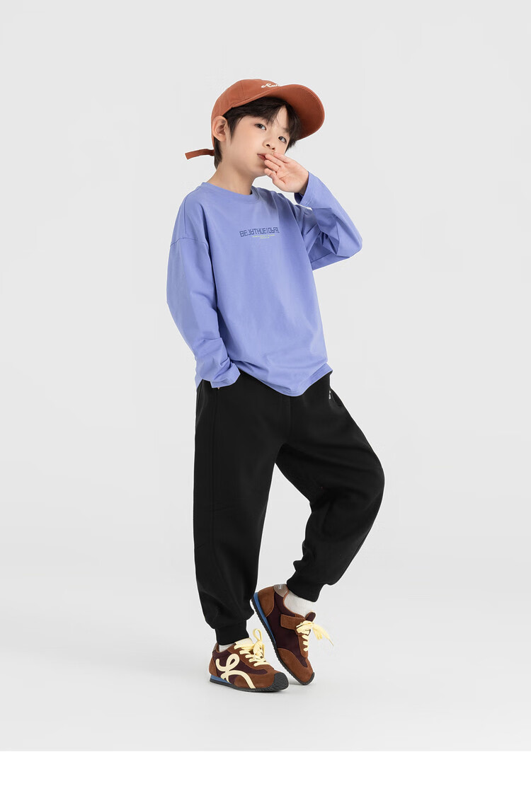 Duoduojia [Comfortable Outer Layer, Soft Inner Layer] Boys' Sweatpants, Spring And Autumn 2026, Loose Casual Children's Knitted Trousers 10