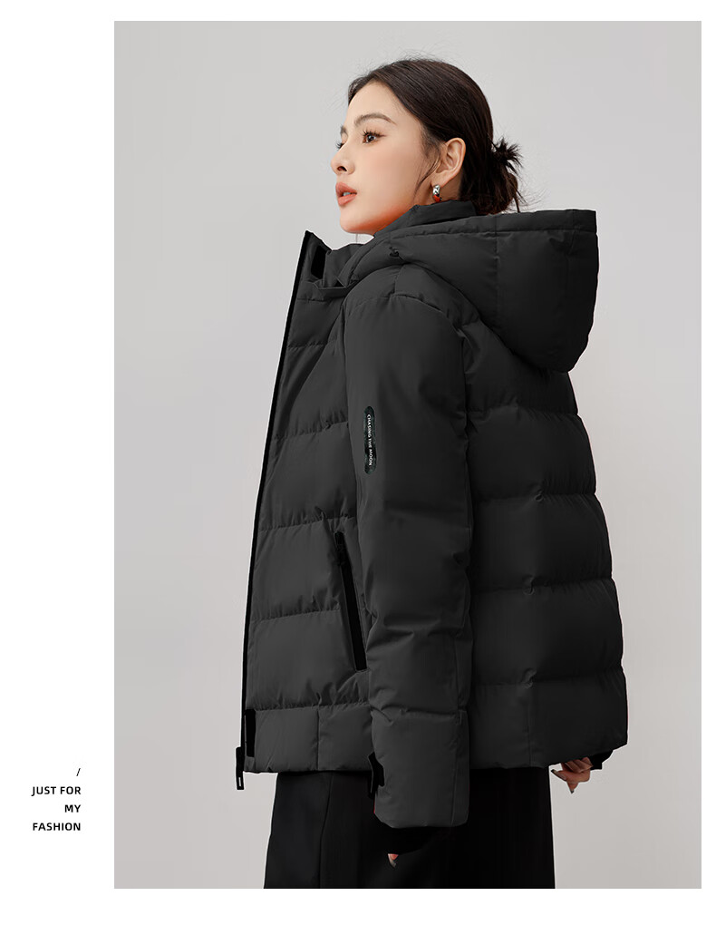 Yalu Women's Down Jacket 2025 New Winter Red Short Hooded National Standard Duck Down Fashion Thick Warm Coat Female 14