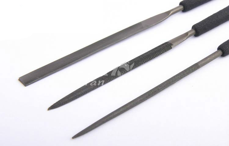 高达模型水口处理打磨 军模修整水口细目锉刀 田宫74104细目锉刀