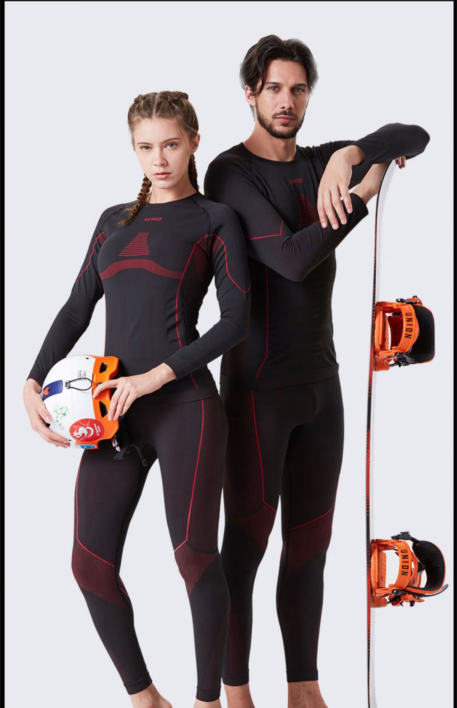 x-bionic压缩速干衣uto悠途滑雪速干衣户外功能内衣女运动登山保暖