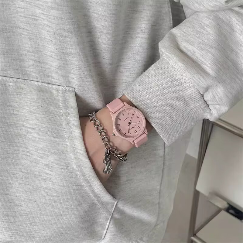 GEORGCOUNT Stylish College Style Women's Watch 2025 New Model Silent Waterproof Quartz Watch for High School and Middle School Students Exam Use 14
