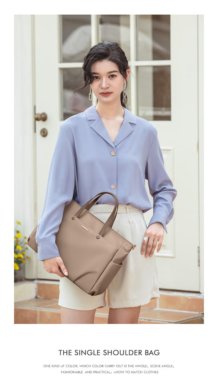 GOLF Laptop Bag for Women, 14/15.6 Inch Handheld Notebook Bag, Huawei Apple Business Briefcase, Shoulder Crossbody Bag 24