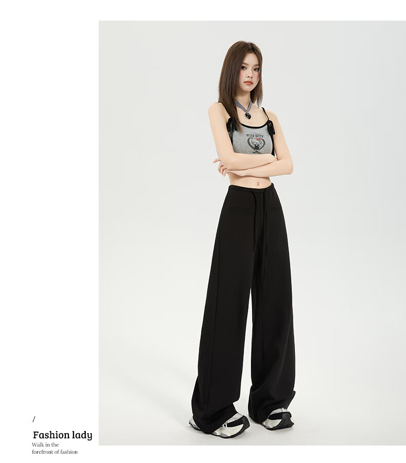Romon [Soft and Smooth] Women's Casual Summer Pants Lazy Cool Slim Flared Long Trousers Light Gray XL 21