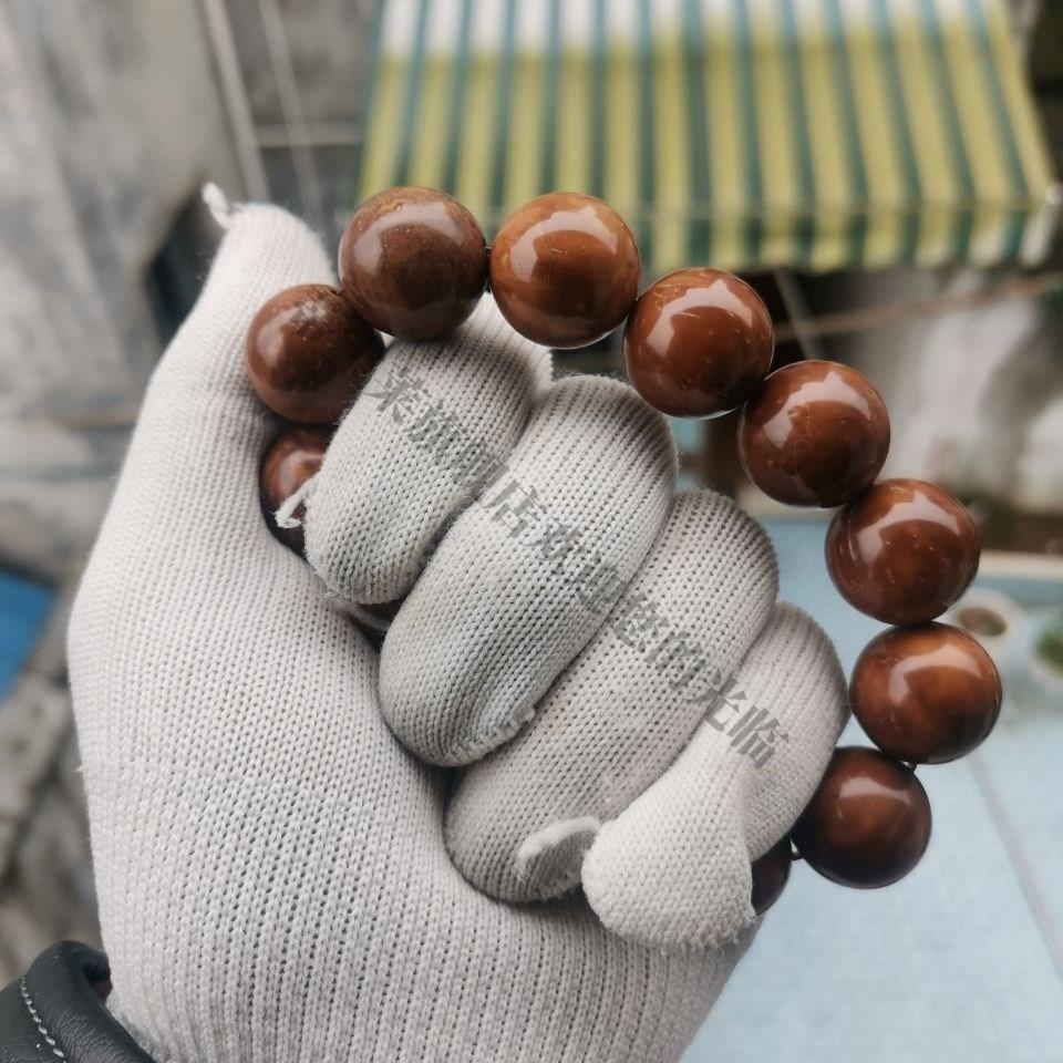 蒂宝莱 库克手串高抛光巴西土耳其单圈手串表面有棕线痕迹冰裂介意者