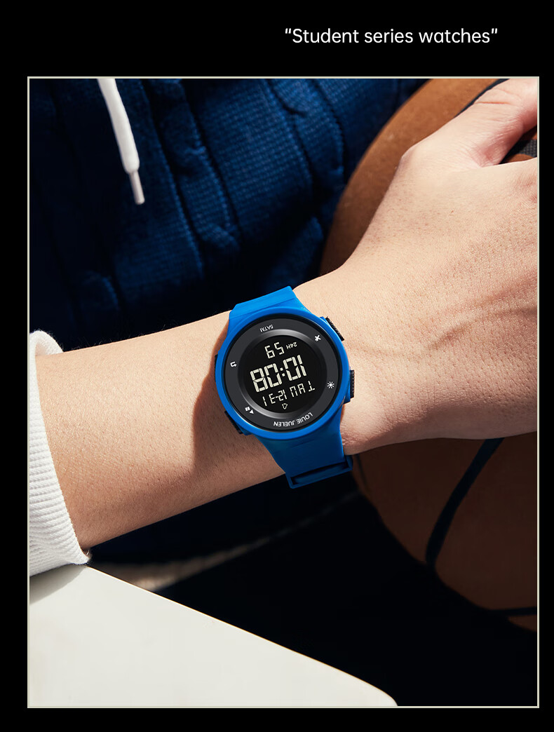 GEORGCOUNT 2025 New Watch for Men, Teenagers, Middle And High School Students, Men's Sports Multi-Functional Children's Electronic Watch for Boys 11
