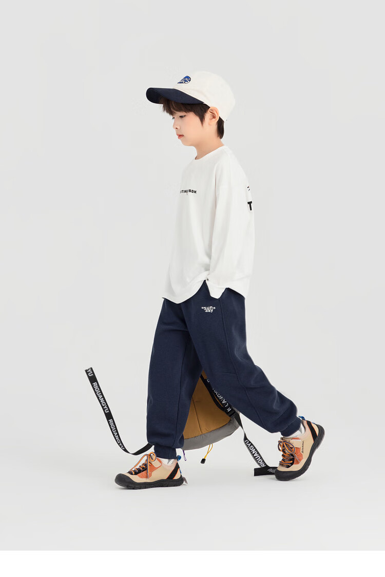 Duoduojia [Comfortable Outer Layer, Soft Inner Layer] Boys' Sweatpants, Spring And Autumn 2026, Loose Casual Children's Knitted Trousers 31