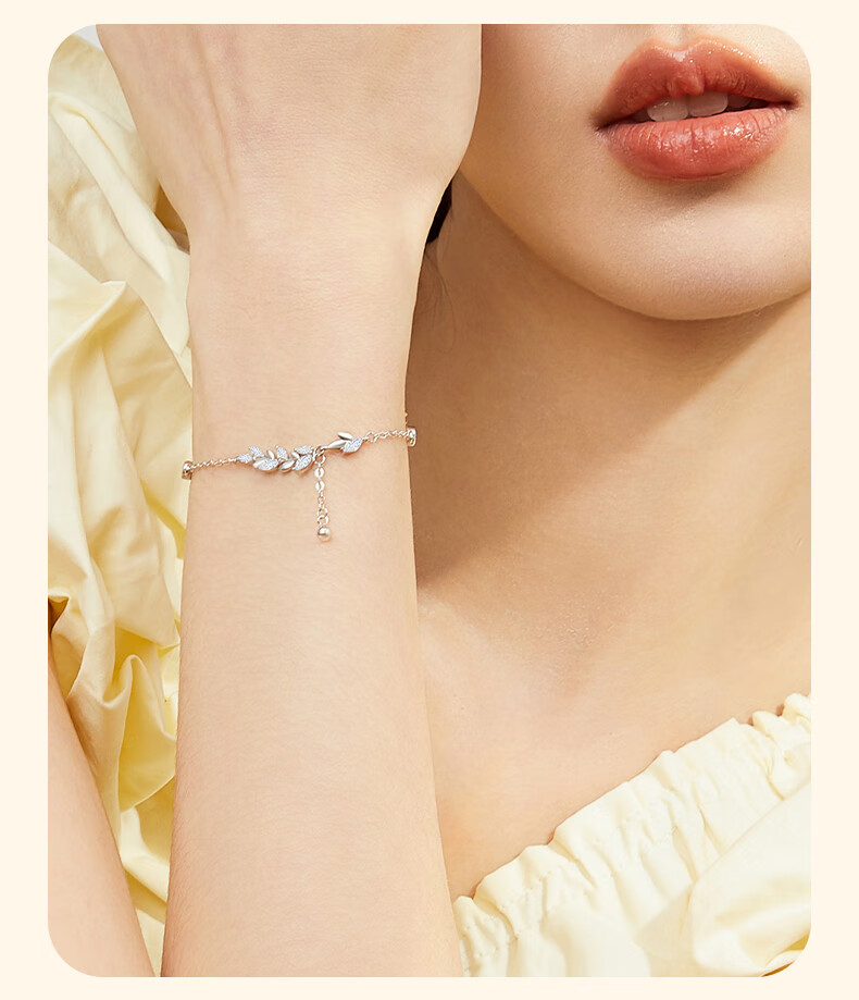 Lao Feng Xiang Suisui Peace Silver Bracelet Women's 2026 New Luxury Jewelry Birthday Anniversary Gift for Girlfriend Wife 7