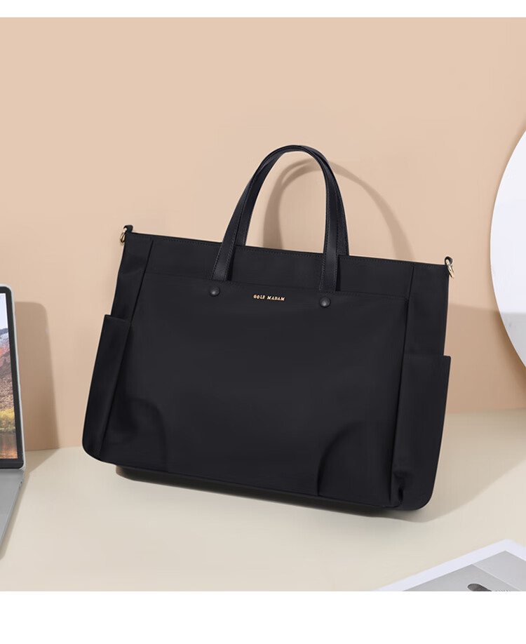 GOLF Laptop Bag for Women, 14/15.6 Inch Handheld Notebook Bag, Huawei Apple Business Briefcase, Shoulder Crossbody Bag 27