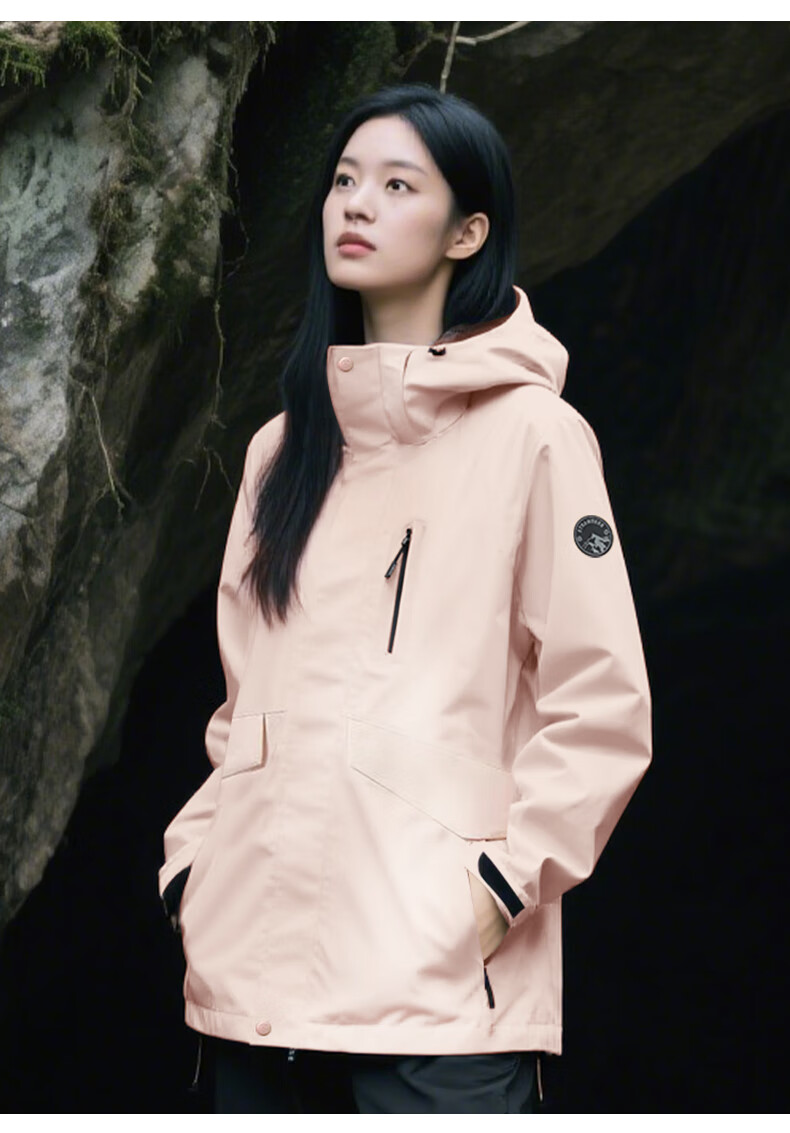Baleno 2026 New Women's Outdoor Jacket Spring Autumn Winter Windproof Waterproof Hooded Coat Versatile Travel Top 9