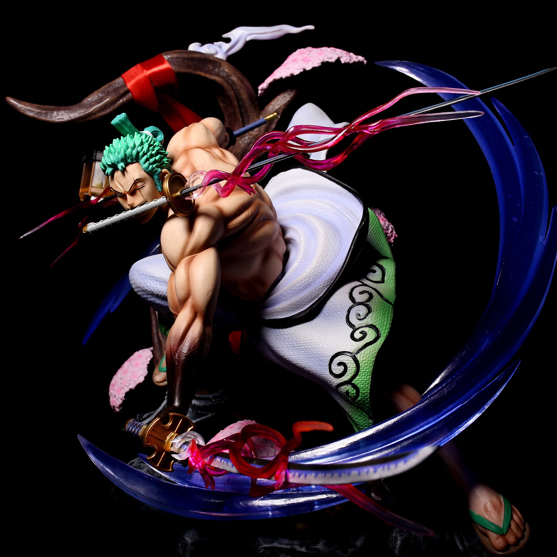 海贼王手办和之国四五档路飞索隆超大型雕像模型动漫摆件 四挡蛇人