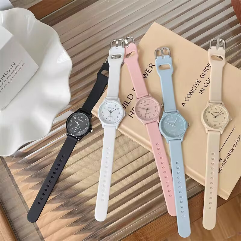 GEORGCOUNT Stylish College Style Women's Watch 2025 New Model Silent Waterproof Quartz Watch for High School and Middle School Students Exam Use 23