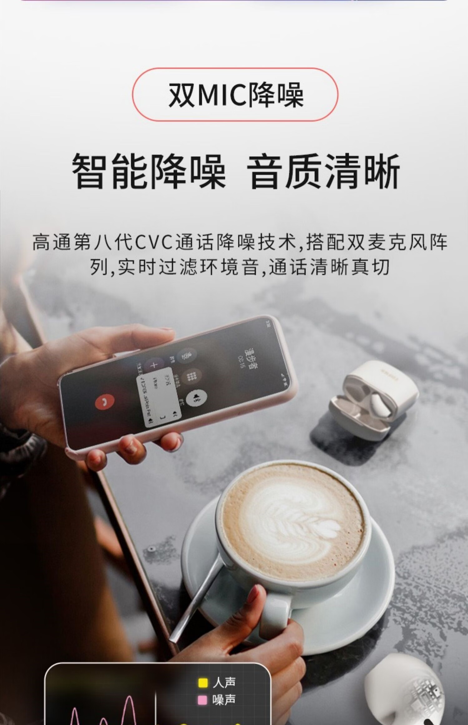 漫步者z2 plus蓝牙耳机真无线半入耳式运动跑步lipopsplus降噪男款