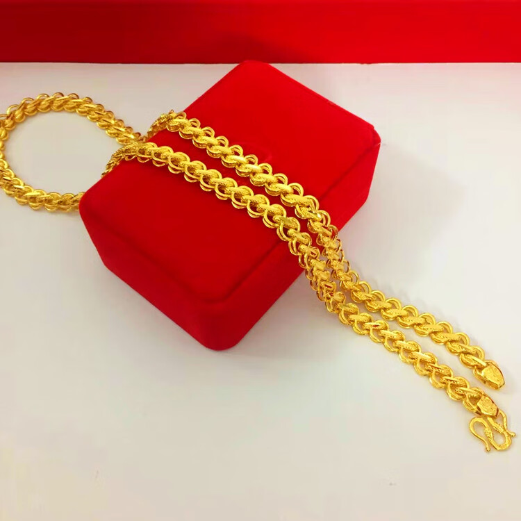 链仿大金链子加长金店同款久不易掉色 思房 10毫米粗60厘米91克【图片