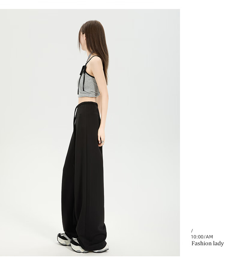 Romon [Soft and Smooth] Women's Casual Summer Pants Lazy Cool Slim Flared Long Trousers Light Gray XL 24