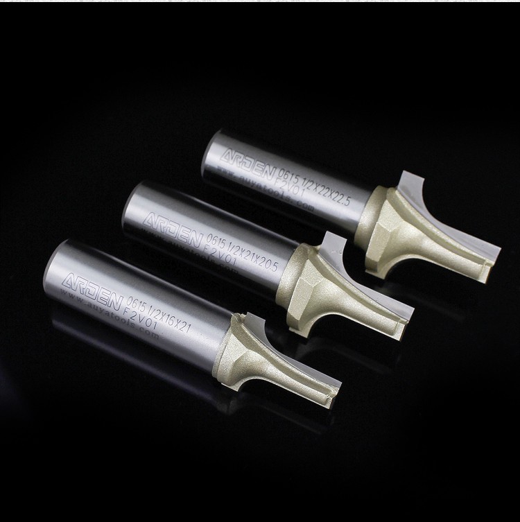 雅登橱柜门修边刀木工雕刻机开料铣刀密度板切割r倒角圆角开料一体