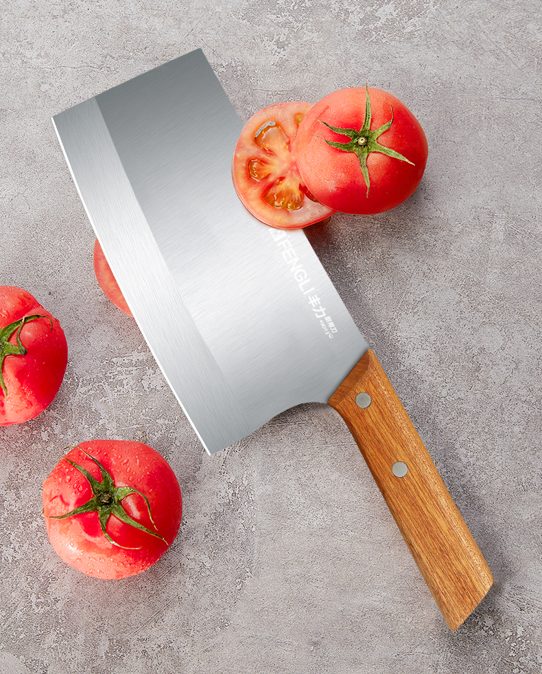 丰力菜刀家用不锈钢切片刀厨房刀具切肉刀锋利厨师专用切菜切肉刀 枚