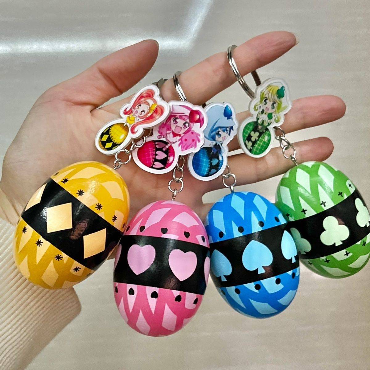 守护甜心挂件蛋 守甜心蛋 心灵之蛋 日奈森亚梦守蛋挂件 守实心蛋圆梦