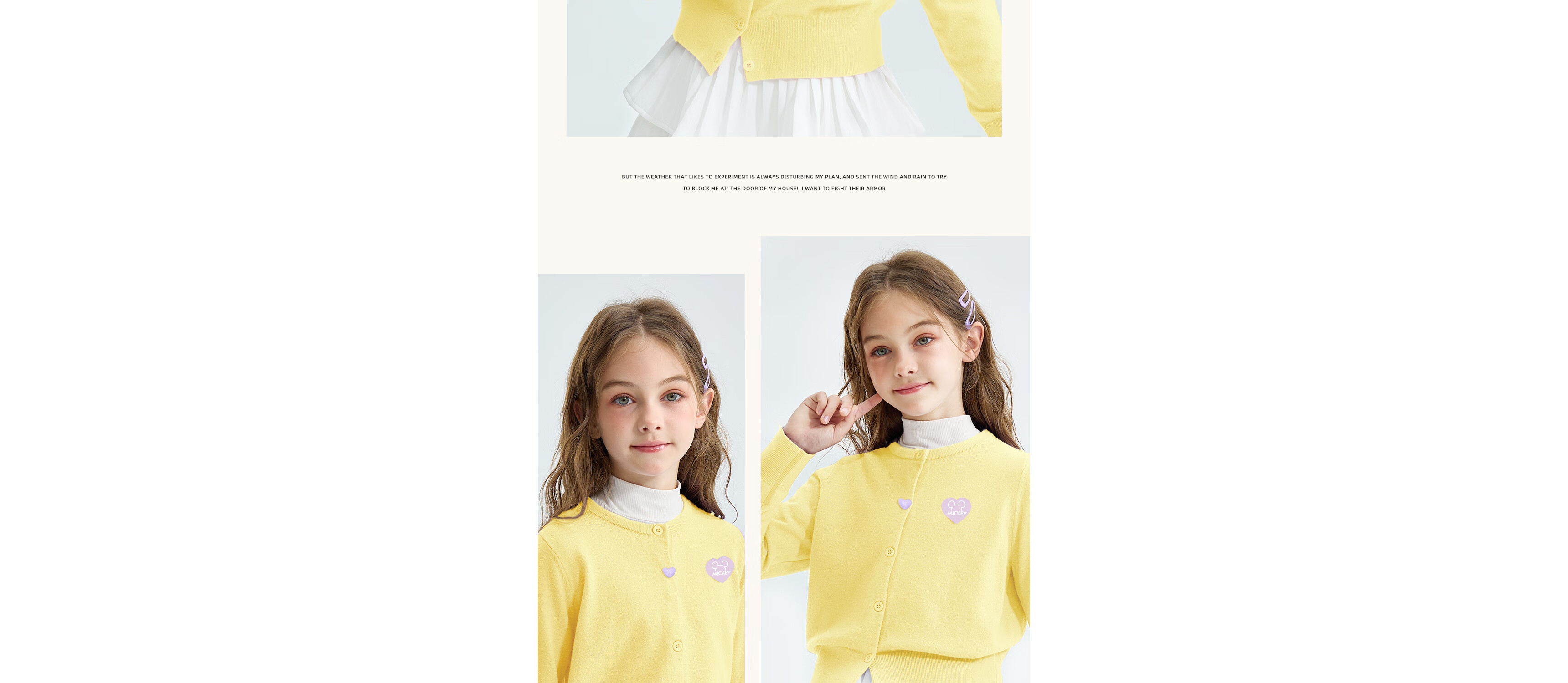 Disney Girls' Sweater Set 2026 Spring New Cute Princess Style Children's Knitwear 10