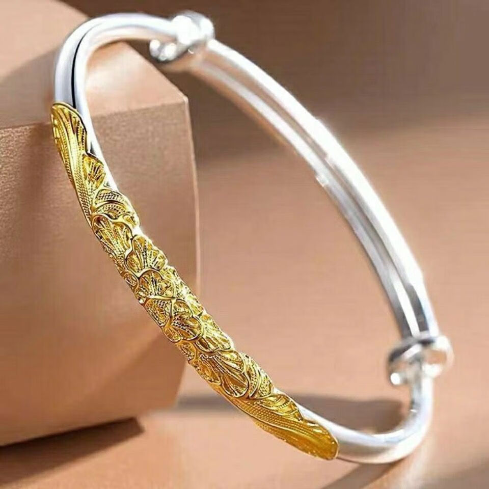 鎏金牡丹手镯40克【图片 价格 品牌 报价】-京东