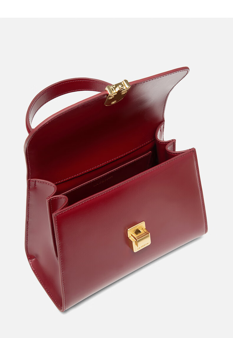 La Festin Leather Handbag for Women, Red Crossbody Bag, Niche Tote Bag, Birthday And Valentine's Day Gift 9