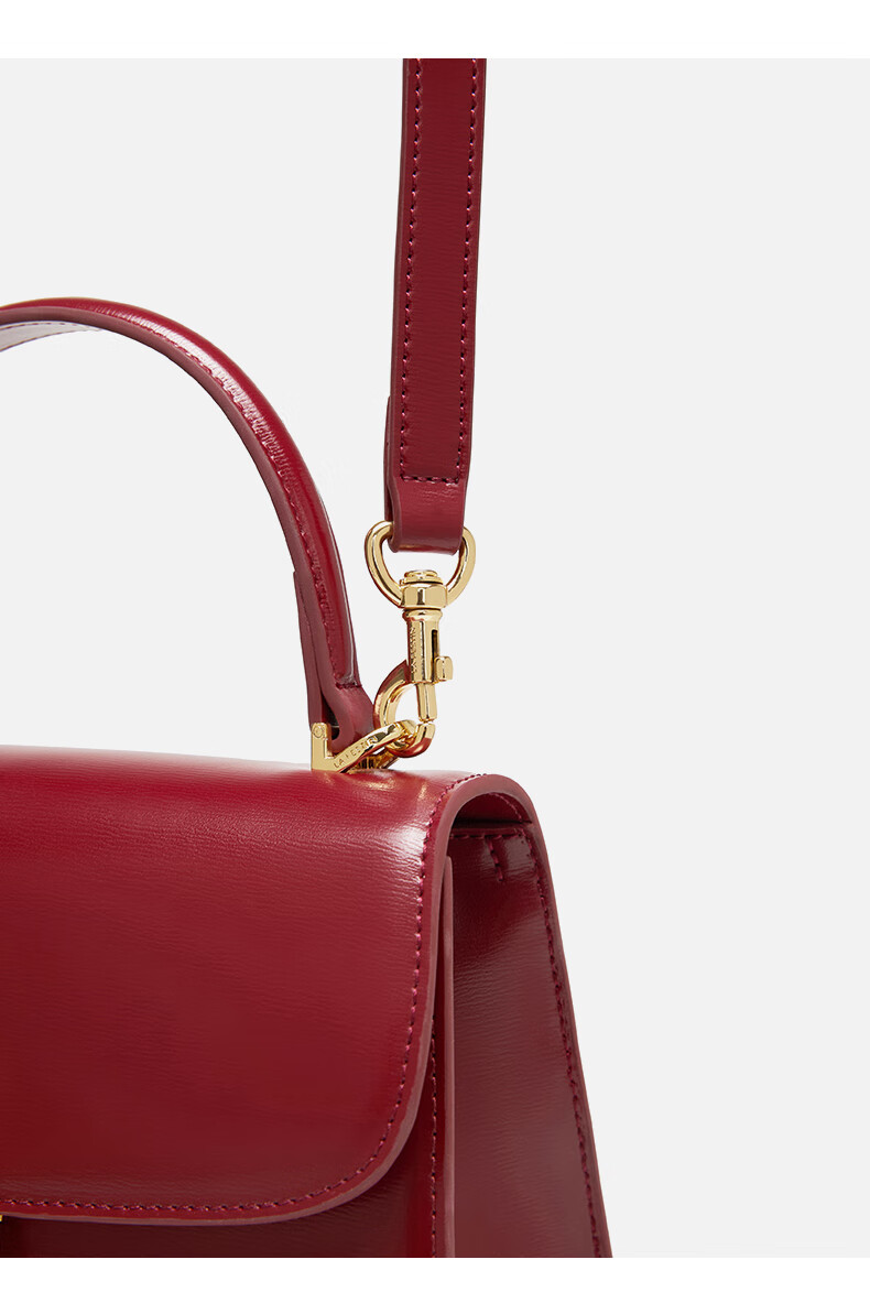 La Festin Leather Handbag for Women, Red Crossbody Bag, Niche Tote Bag, Birthday And Valentine's Day Gift 7