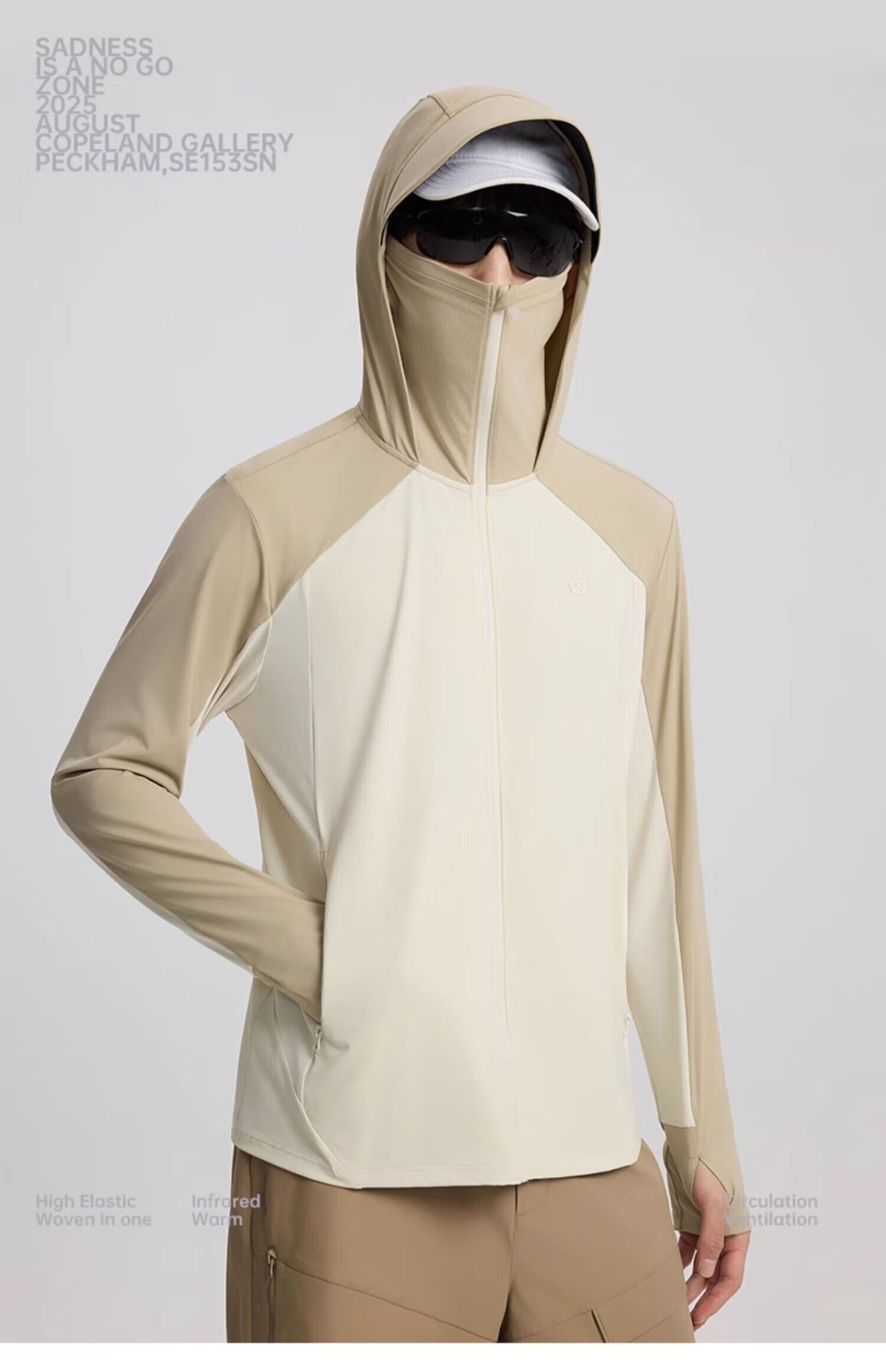 Tantuo UPF 200+ Sun Protection Hooded Breathable Quick-Dry Jacket 50