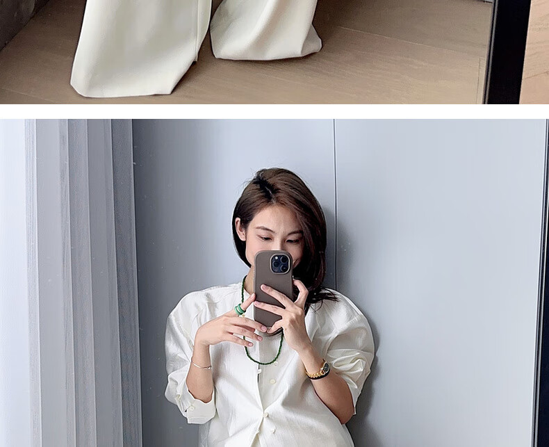 MEIYANG Misty Rose Casual Pants, UPF50+ Toray Sun Protection Wide-Leg Pants, Gray (Regular Version), XL 8