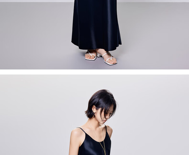 MEIYANG Waltz Dress, Elegant Beauty Acetate Spaghetti Strap Dress, Pearl Gray Extended Version, XL 10