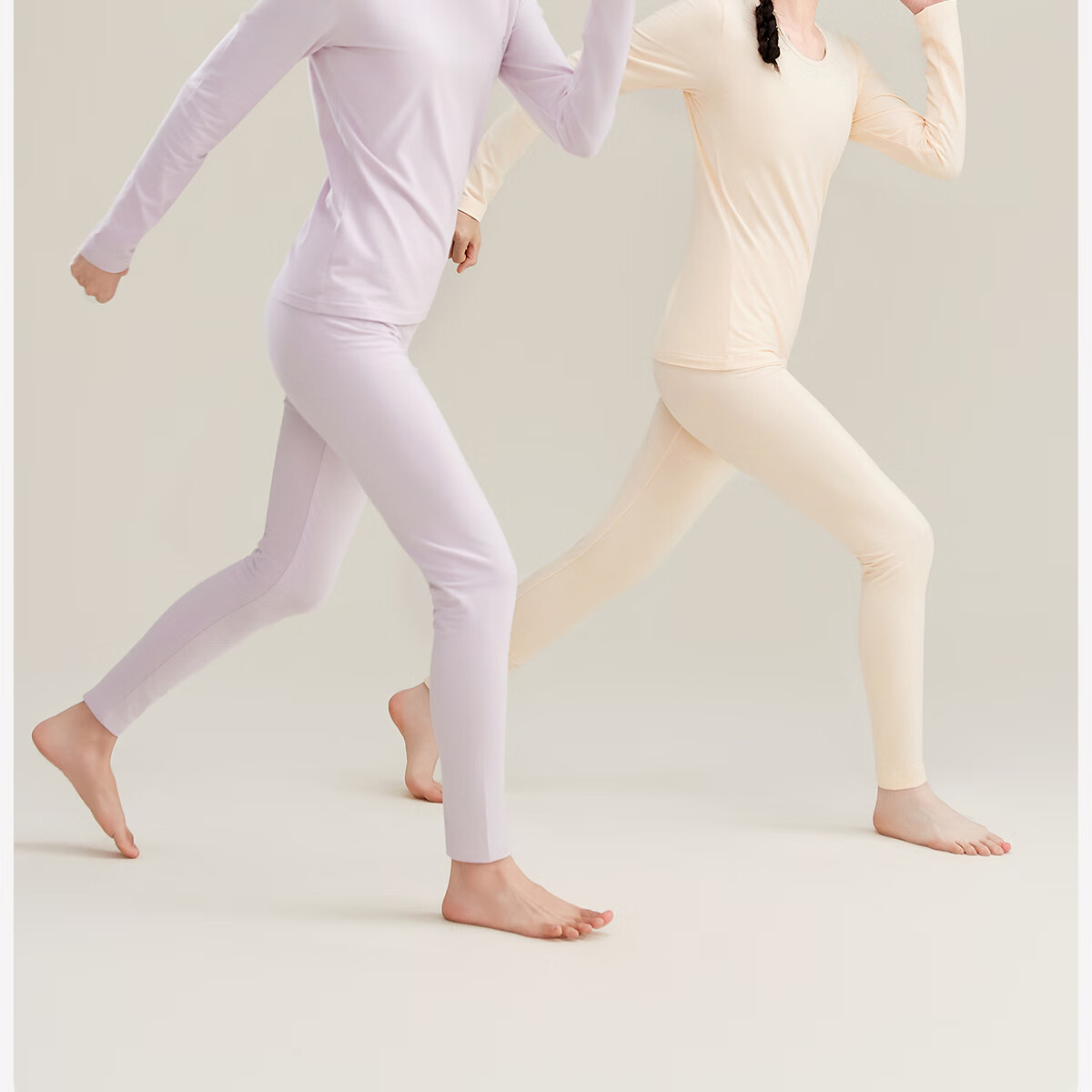 COCO SMART Girls' Cotton Thin Thermal Underwear Set Autumn Top and Bottom, Class A, Junior High and Older Kids 19