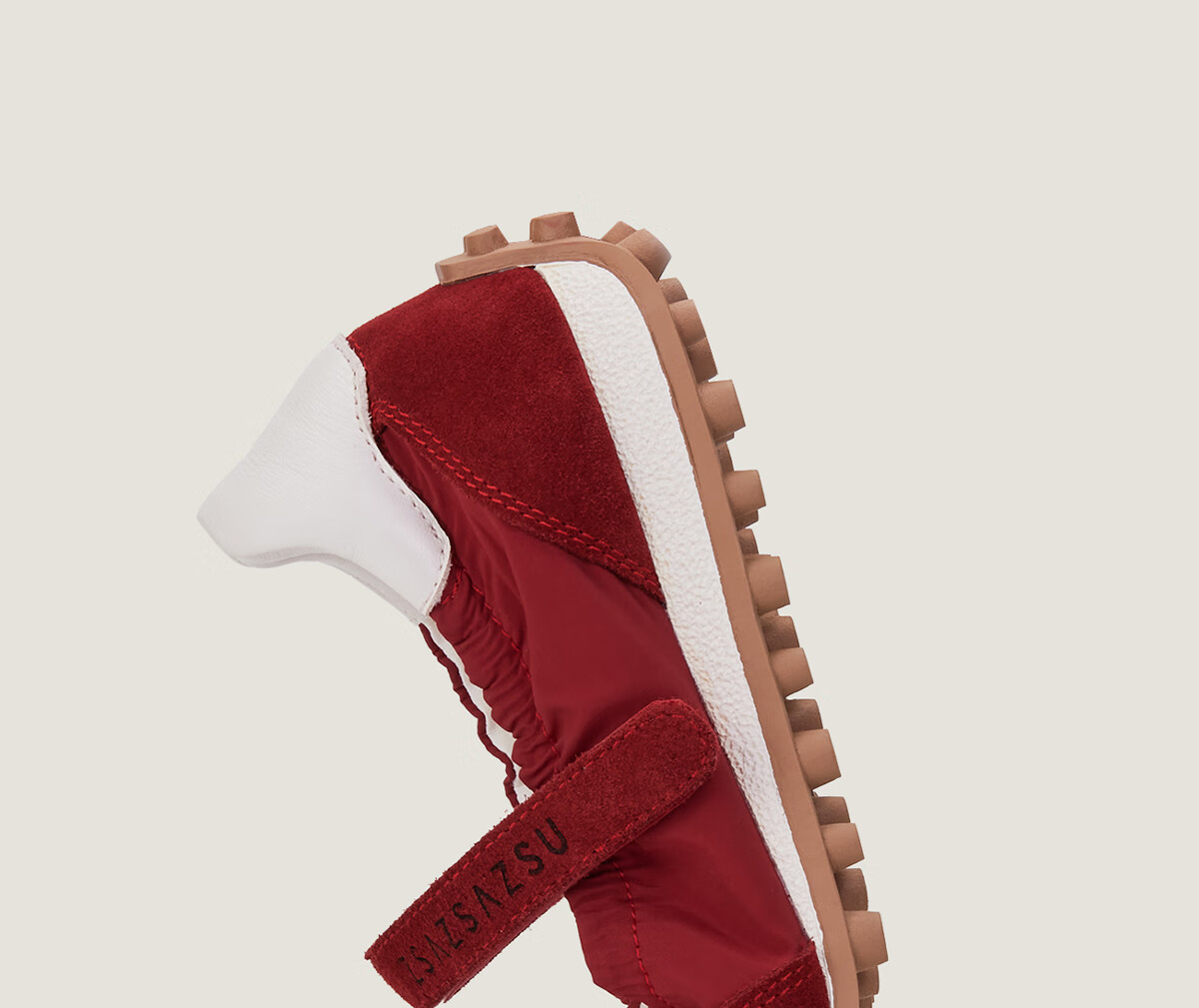 Sasa Su [Leaping Ballet] Spring Summer New Bean Sole Mary Jane Velcro Comfortable Ballet Sneakers Women Shoes 8