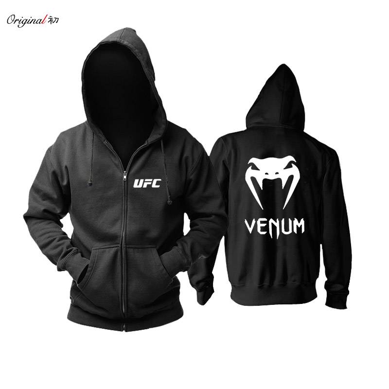 拳击服外套泰拳拉链外套mma格斗搏击连帽卫衣拳击赛衣服散打上衣外套