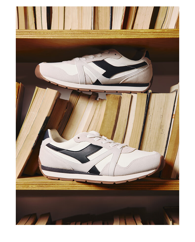 Diadora Unisex Casual Runmover Synth Sneakers Rock Ridge Gray/Obsidian Black/Snow White Size 42.5 Runs Small, Recommend Half Size Up 5