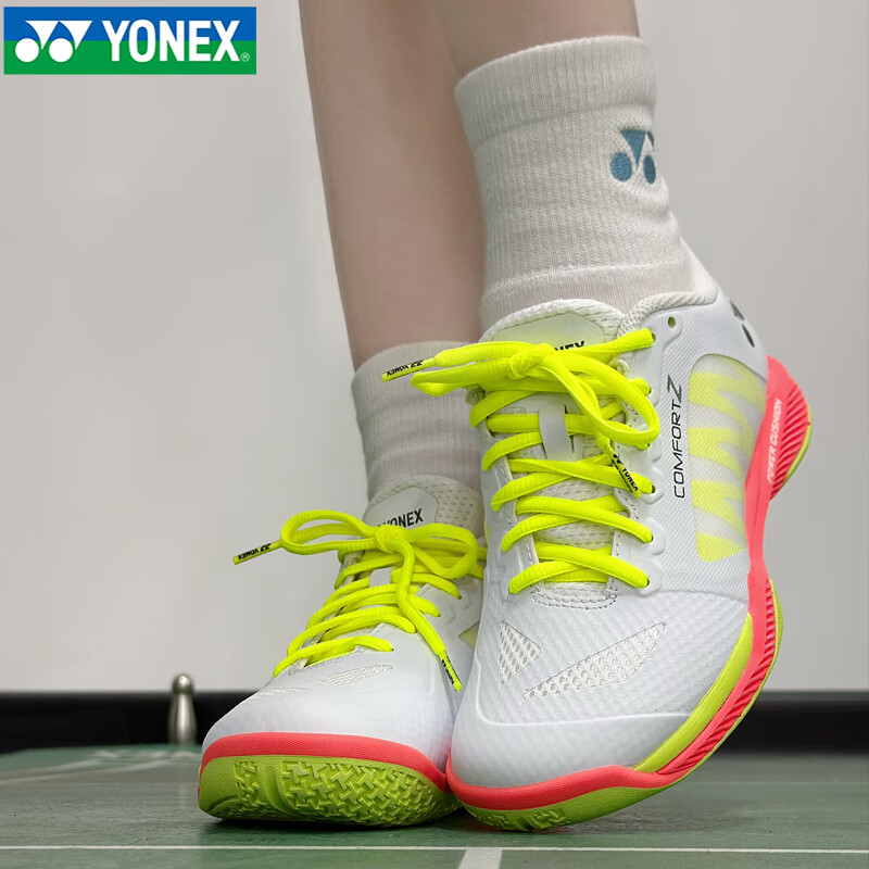 YONEX Badminton Shoes Shock Absorption Durable Non-Slip Professional Sports Shoes Women SHBCFZ3LEX White Size 36 3