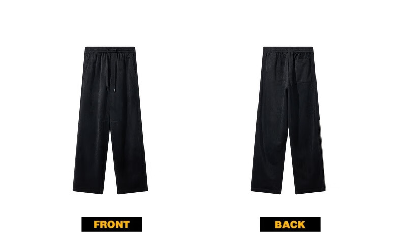 CABBEEN Breakpoint Twill Knit Pants Men Side Structured Split Tape Design Youthful Autumn Trousers 8