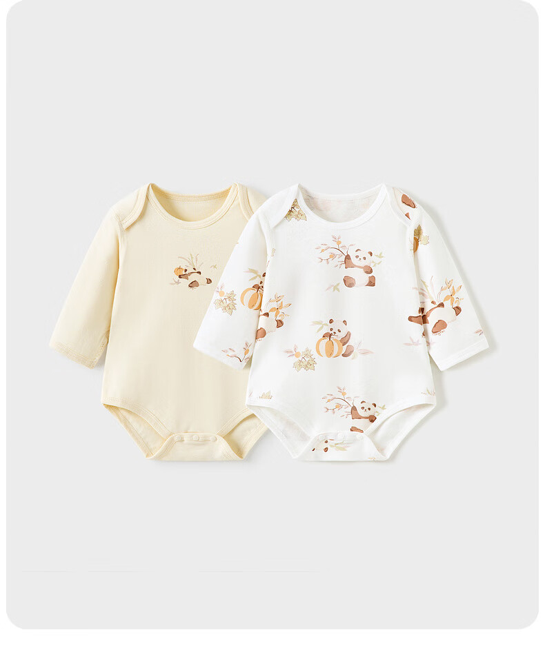 TONGTAI Baby Romper, Spring And Autumn Pure Cotton Newborn Clothes, Infant Bodysuit, Triangle Onesie, Crawling Suit, Blue, 73cm 3