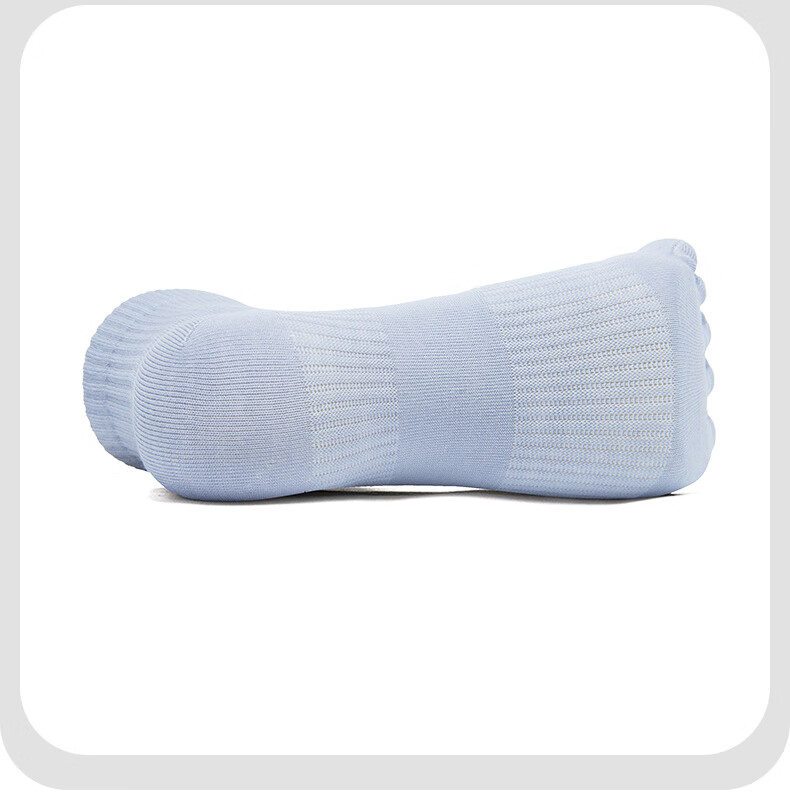 TFO 7th Generation Outdoor Five-Toe Socks Breathable Durable Running Toe Separation Sports Socks 2902561 Men's Light Blue 7