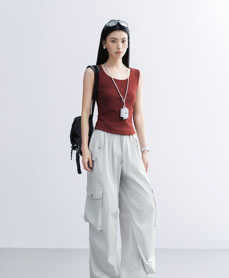 MEIYANG Kongjing Casual Pants, Air-Change UPF100+ Cargo Pants [Small 70 in Stock], Blue-Purple Extended Version, XL 19