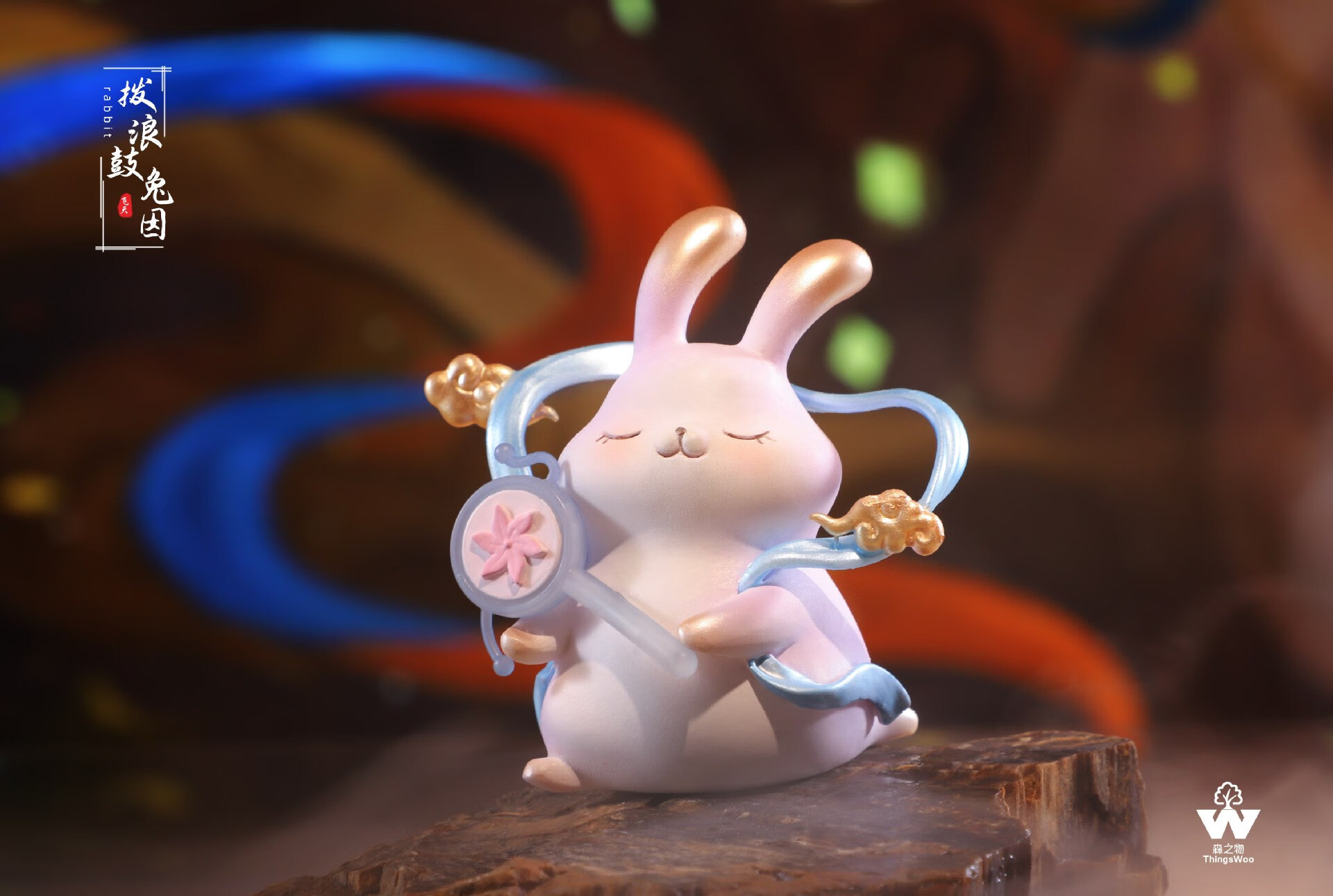 盲盒网红2022新款中秋送礼品飞天兔囡潮玩可爱玉兔摆件女孩礼物 飞天