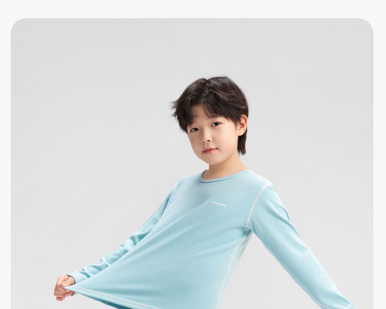 Zuo Xi Children's Thermal Underwear Set Boys and Girls Autumn Clothes 2025 New Homewear Base Layer Navy Blue 160 33