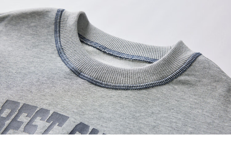 Duoduojia Boys' Casual Sports Sweatshirt, Spring And Autumn 2026 Style, Loose-Fitting Top, Comfortable Autumn Wear, Fashionable Children's Base Layer Pullover 40